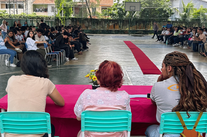 TdH Brasil fortalece ações de justiça ambiental e proteção de crianças e adolescentes na Escola Maria Thomásia