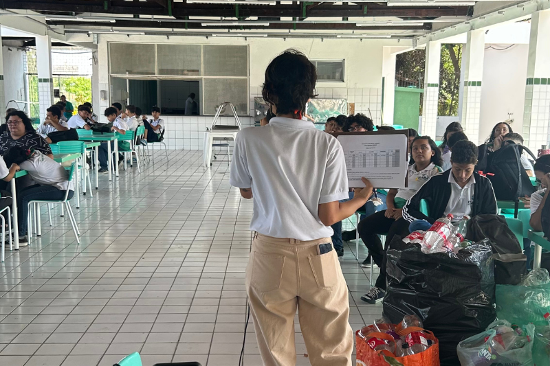 Projeto de TdH Brasil realiza Gincana de Artevismo Ambiental a Escola Maria Thomásia