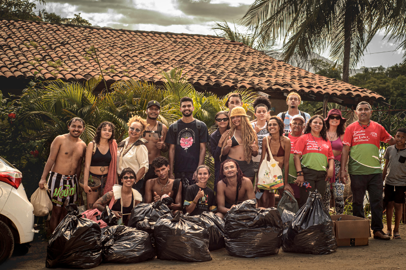 Coletivo Bom Jardim em Ação realiza “Ecofaxina Pitaguary” e mobiliza juventudes da Reaver Ceará pela proteção de território indígena